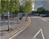 Mupi frente al Hotel Puerta del Camino (San Lázaro)